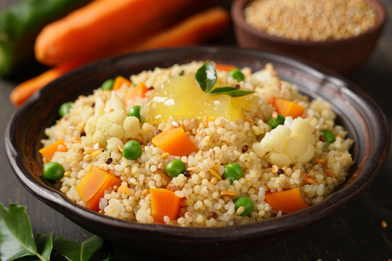 Proso Millet (Chena) Veg Khichdi