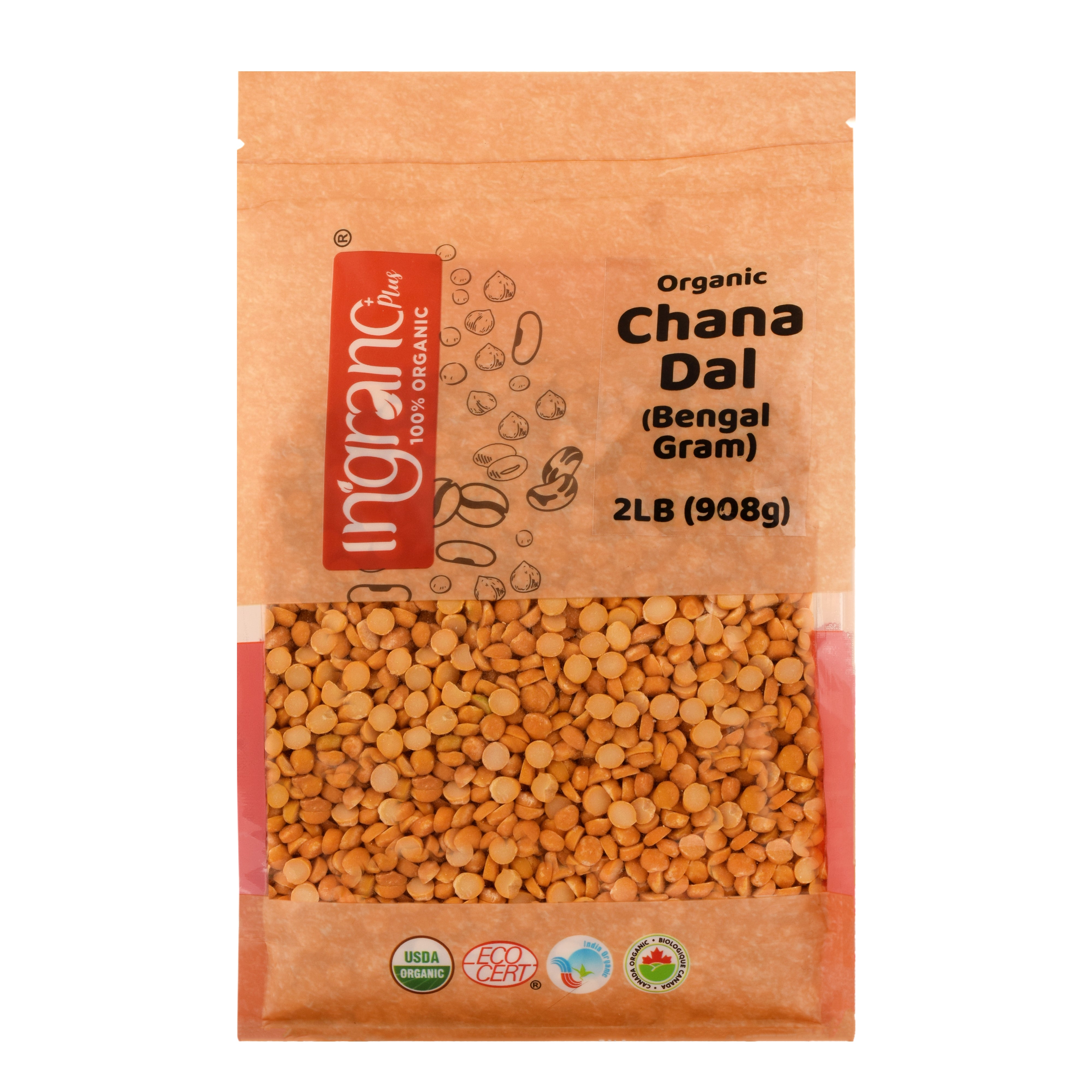 Organic Bengal Gram Split (Chana Dal)